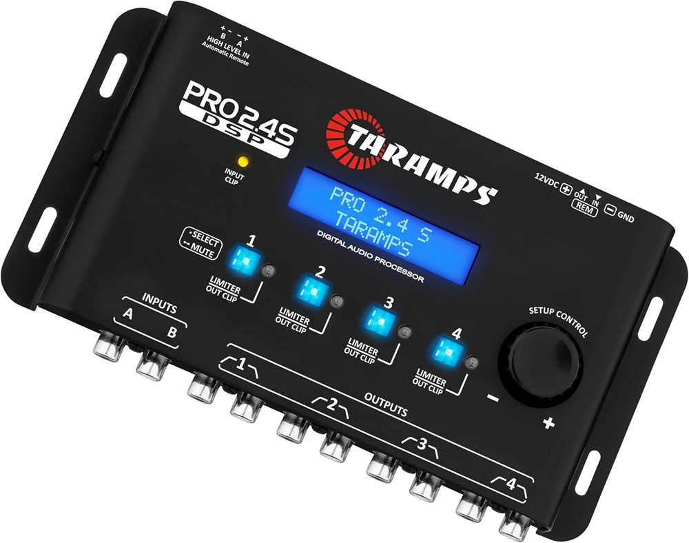 Full Digital Signal Processor with 15-Band EQ & Advanced Crossover Features