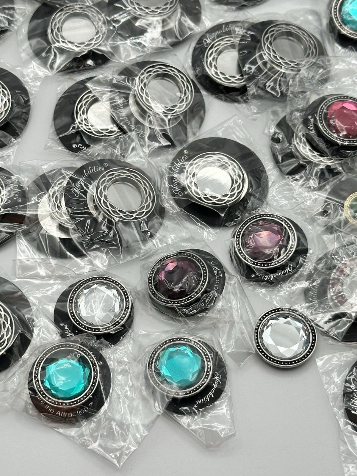 Magnabilities 19 Bracelets 50 Inserts And 2 Pendants Lot All New Pieces