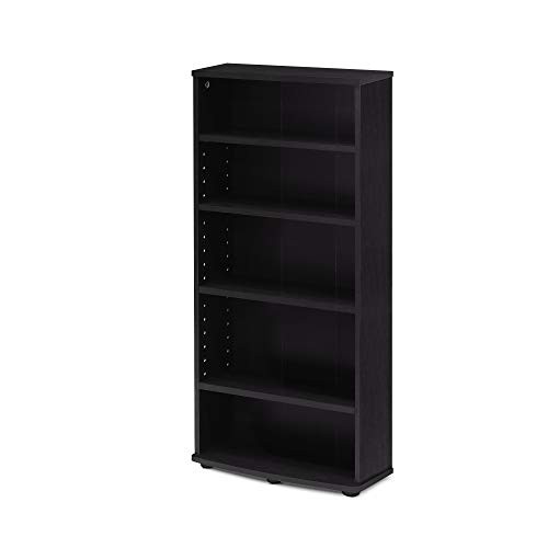 Jaya 4-Tier Multimedia Storage Tower, Espresso