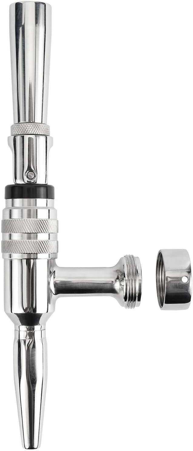 Nitro & Stout Beer Faucet Stainless Steel Homebrew Beer Stout Tap for Kegging