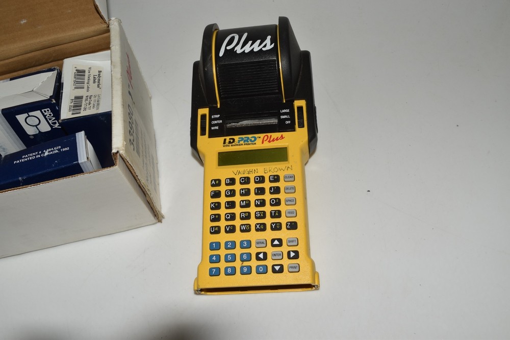 BRADY 33980 ID PRO WIRE MARKER PRINTER PLUS (PLQ34)