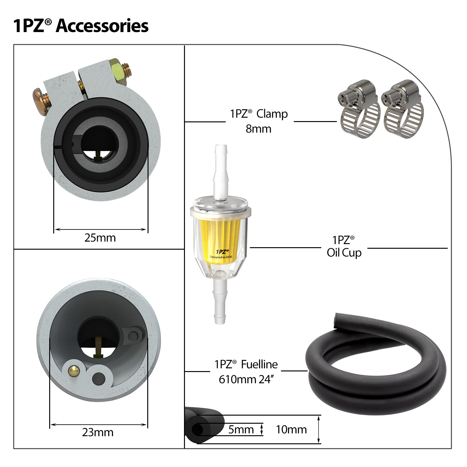 OEM Replacement Carburetor Air Filter Throttle Choke Cable Yamaha PW50 Y-Zinger