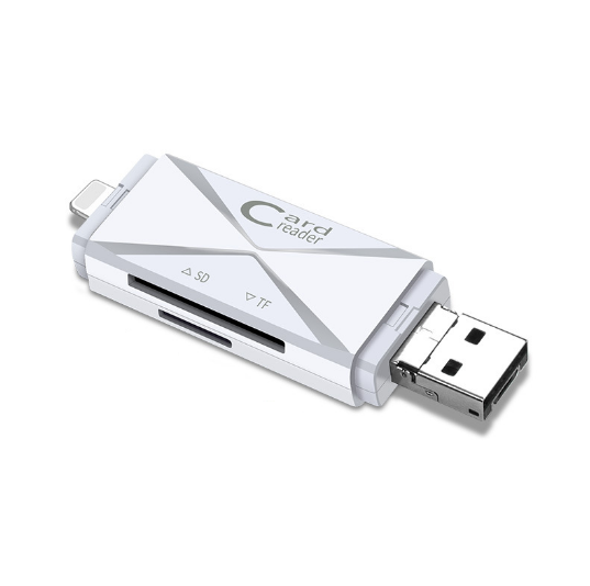 Multifunction Portable Memory Card Reader USB/Micro-USB TF SD OTG Card Reader
