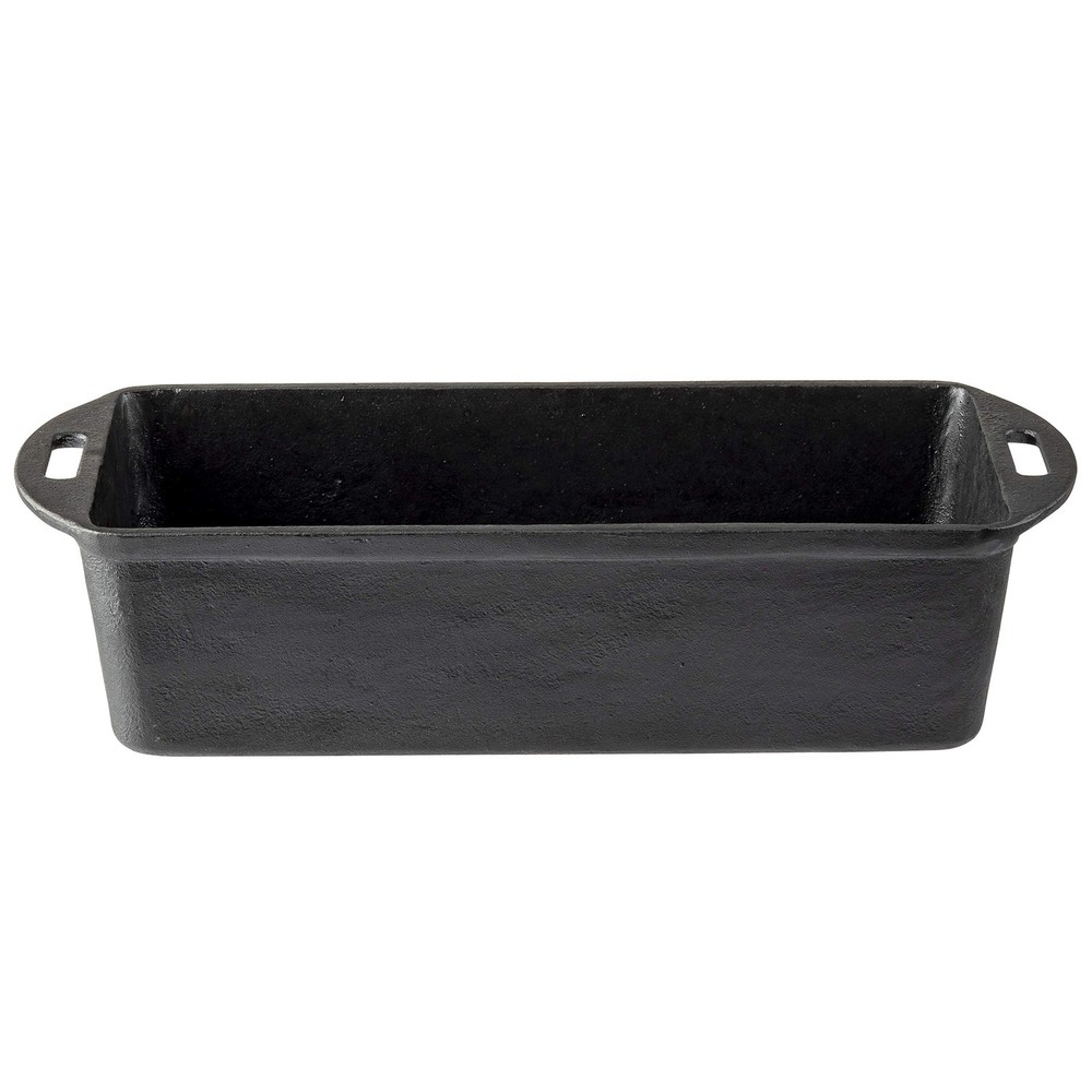 Tablecraft Rectangular Loaf Pan, Cast Iron, 10.125 x 5.25 x 2.875"