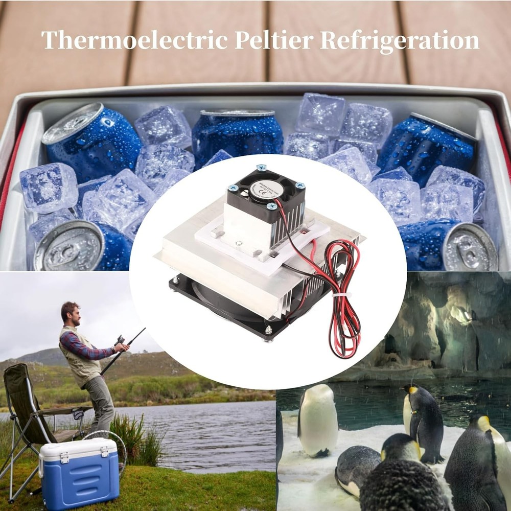 60W Semiconductor Cooling System with Cold End Fan for Electronics Protection