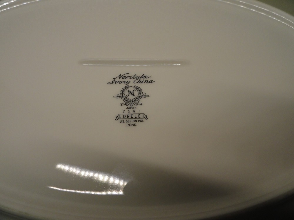 Vintage Noritake 12.5" Oval Serving Platter - Lorelei