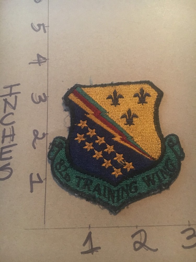 USAF 82nd Training Wing Squadron subdued patch 5/3/25
