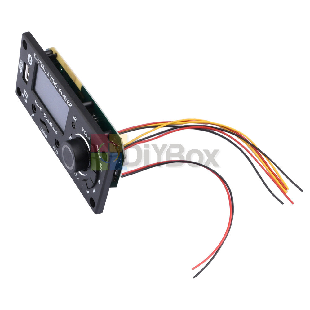 MP3 Decoder Board LCD Bluetooth FM Radio Audio Module with Remote Control 12V