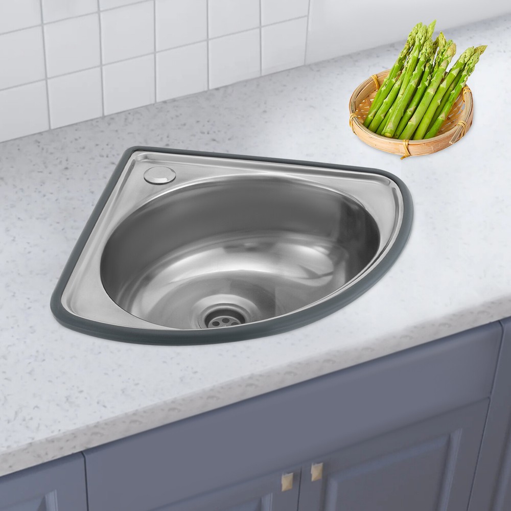 Wall-mounted Sink Corner Basin Sink Triangular Single Bowl Hand Basin Sink