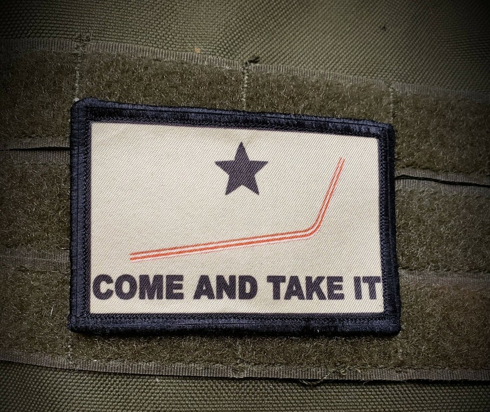 Come and Take it Office Space Red Stapler Morale Patch Funny Tactical Military