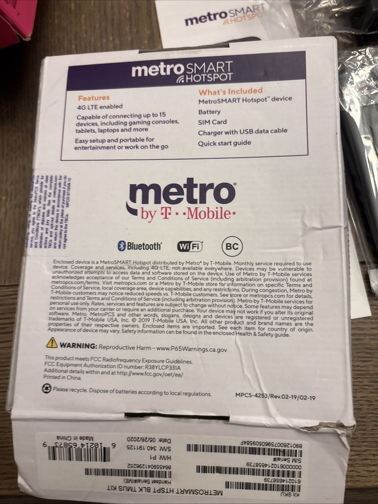 Metro SMART Hotspot NEW not activate