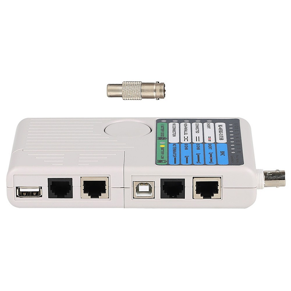 Multi Function 4in1 Network Cable Tester Meter RJ45/RJ11/USB/BNC LAN Cable
