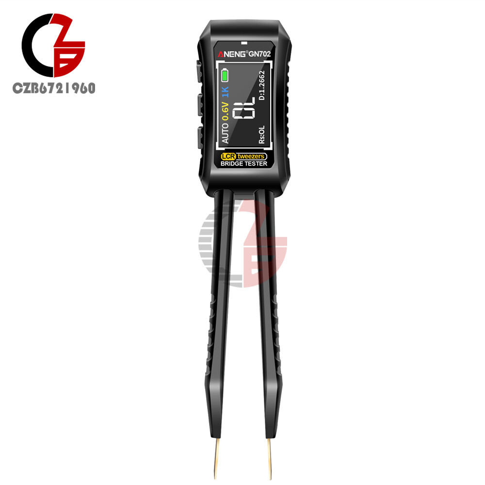 GN702 Smart Tweezer LCR Digital Bridge Meter Capacitor Inductor Component Test