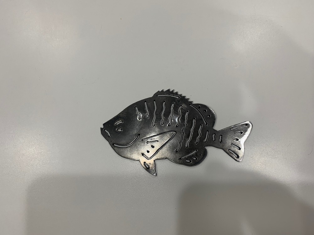 Bluegill Metal Fish Plasma Cut Out
