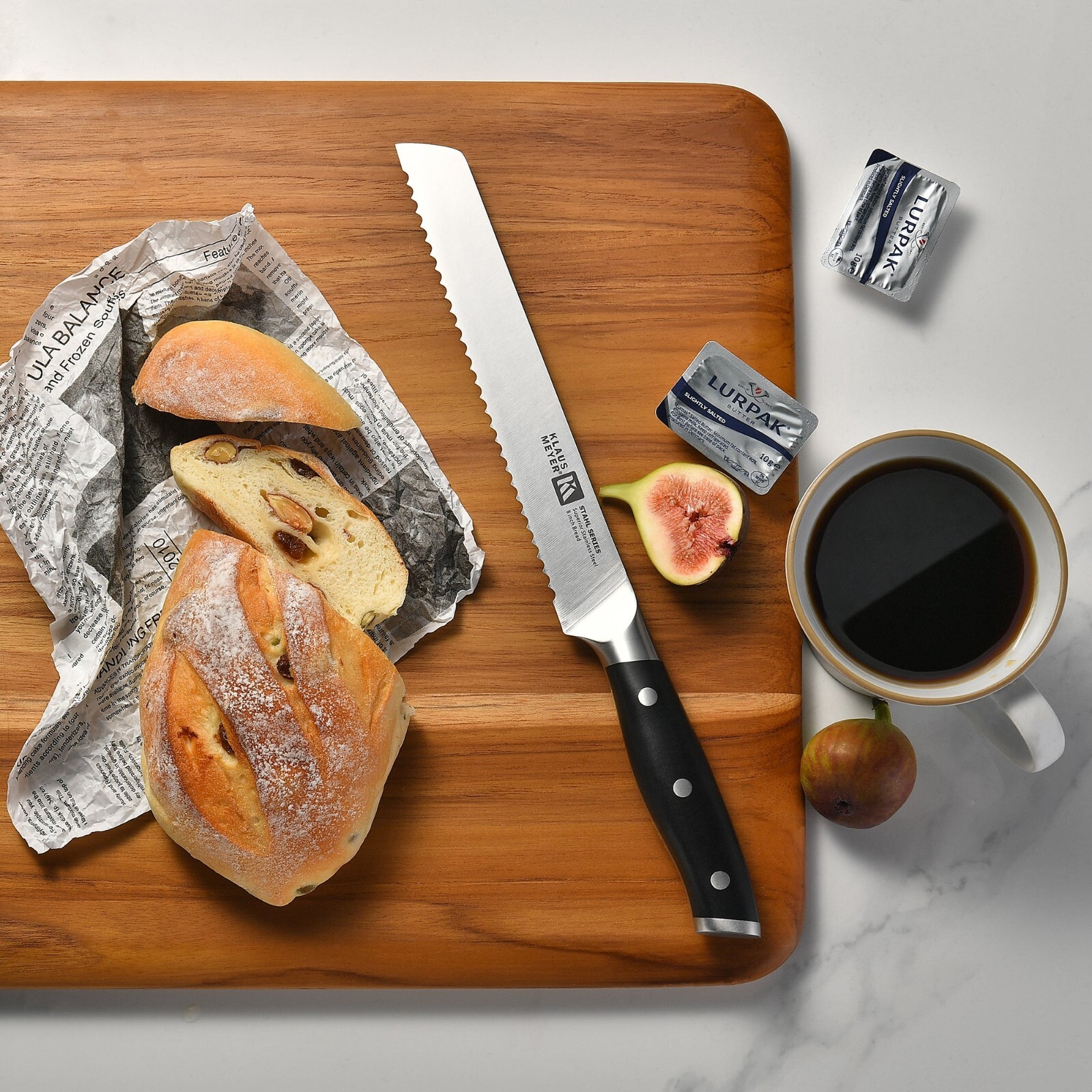 Klaus Meyer Stahl High Carbon Steel 13 Piece Knife Block Set