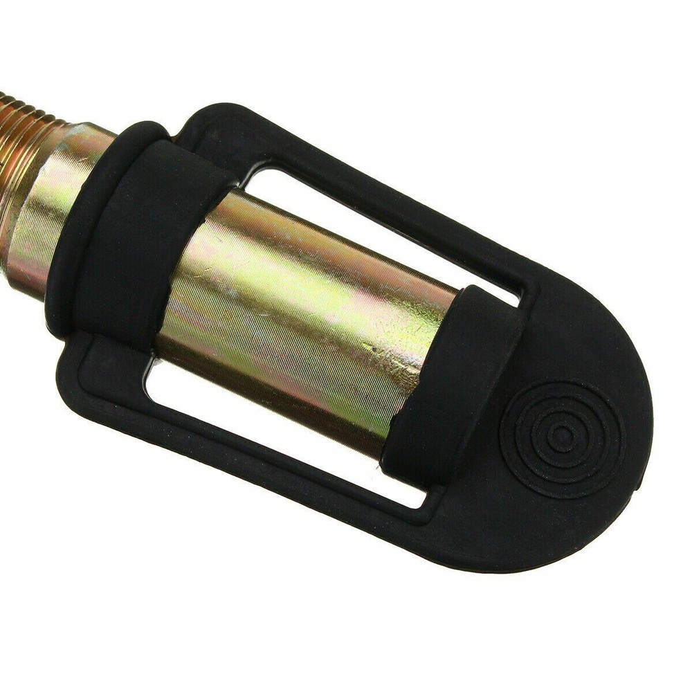 Flexible Flashing Amber Beacon Tractor Warning Light & Straight DIN Pole Mount