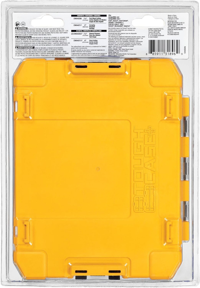 Oscillating Tool Blades Kit, 5-Piece (DWA4216)