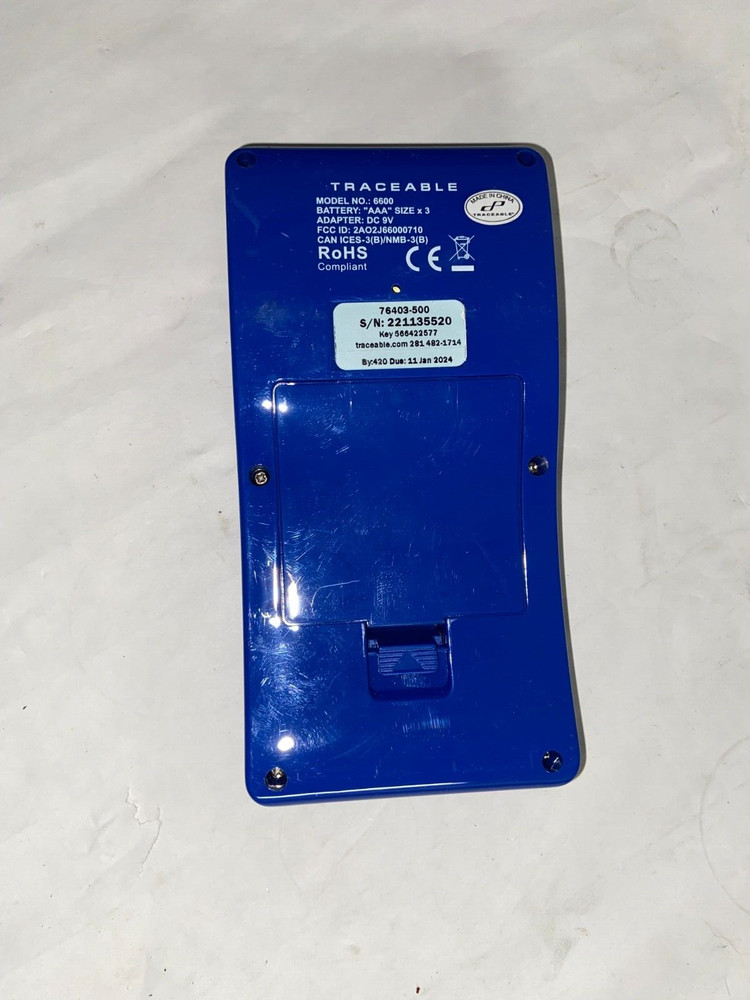 Traceable 6600 Wi-Fi Data Logging Refrigerator/Freezer Thermometer - Used