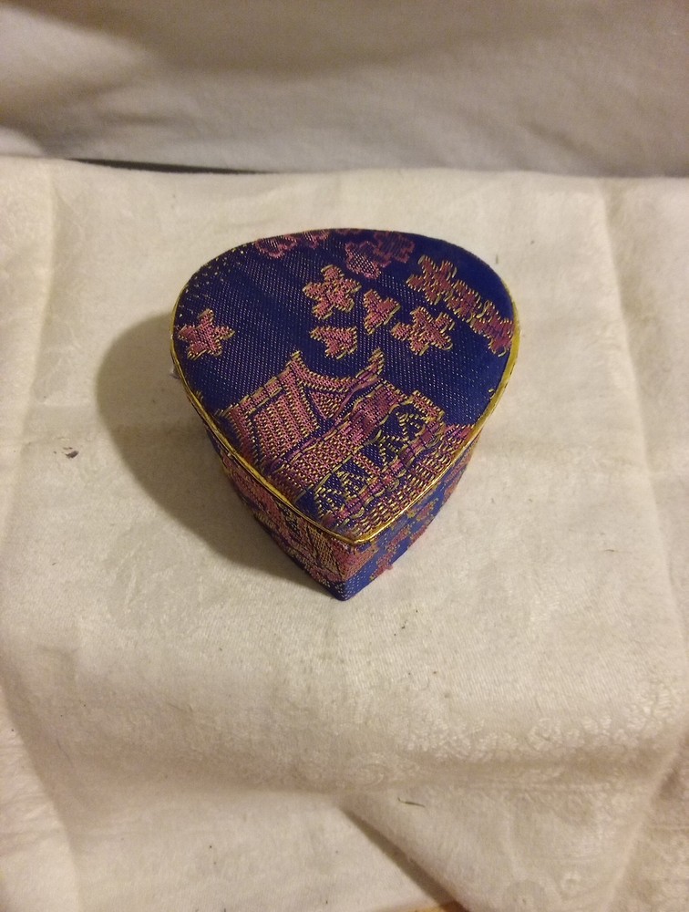 Vintage Hematite Heart Shaped Bell
