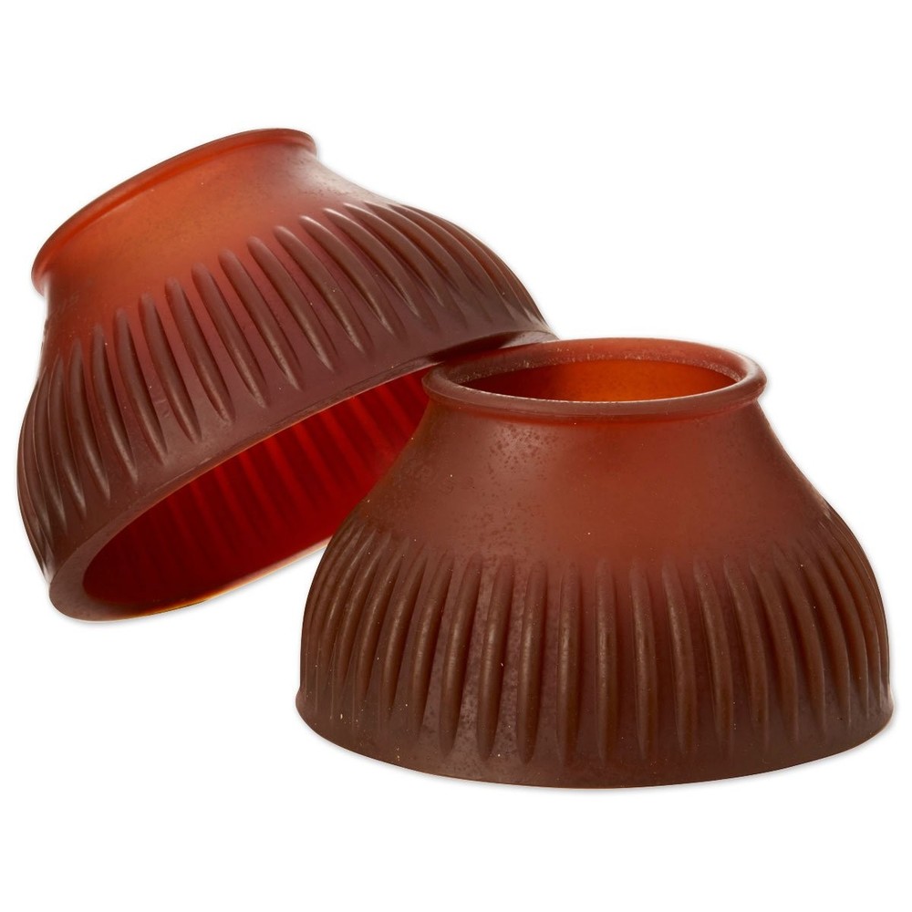Double Thick Bottom Ribbed Bell Boots Transparent Gum XLarge