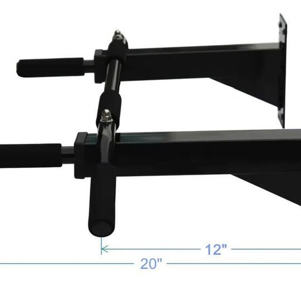 Missing Hardware, Wall Mounted Pull Up Bar CD-DG10 Black Steel