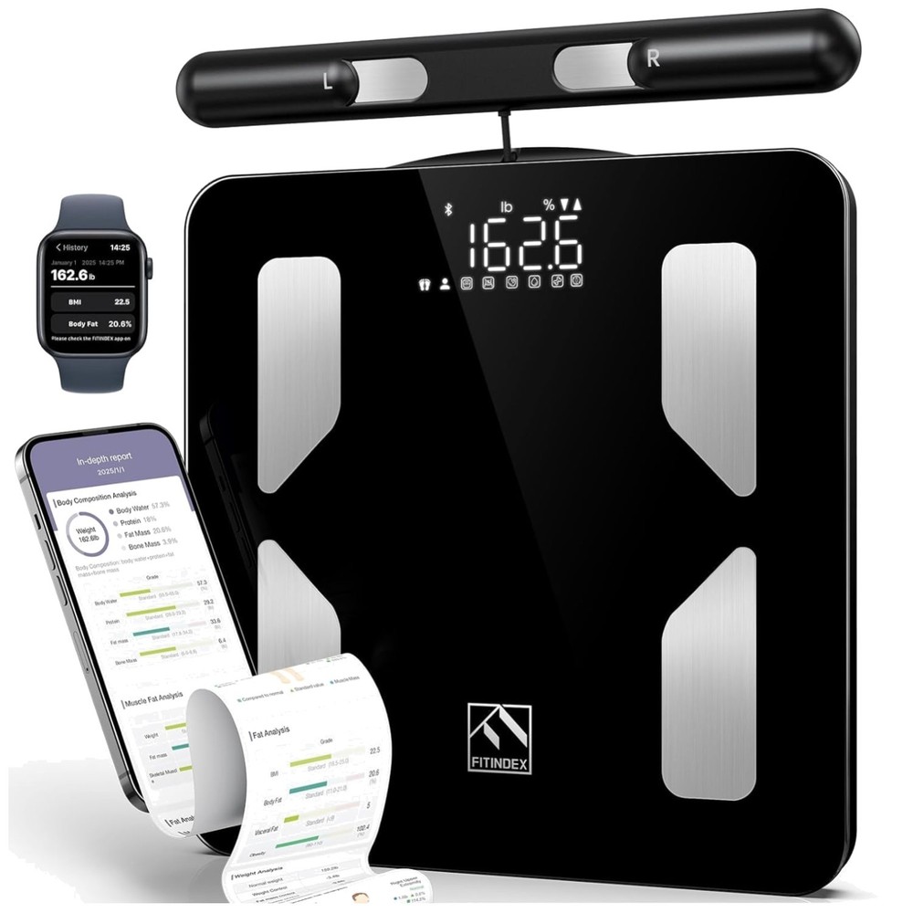 Upgraded 8-Electrode Body Composition Scale with Bluetooth