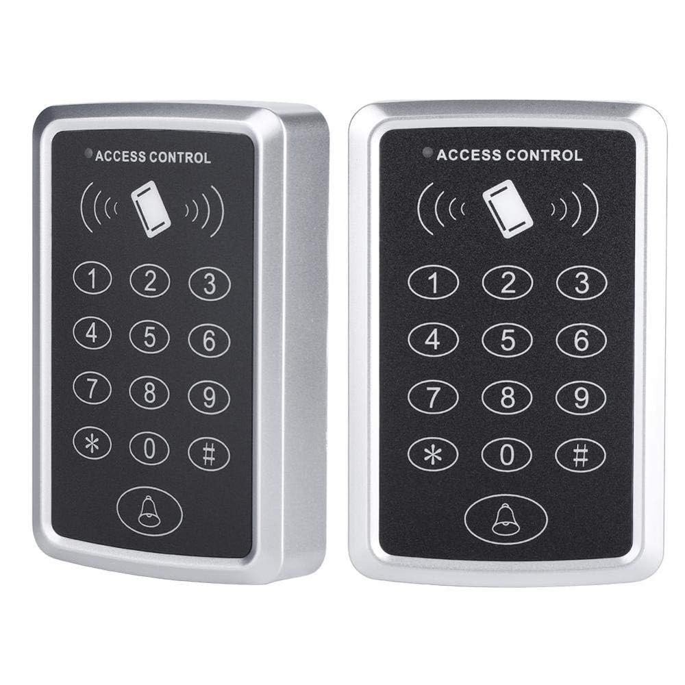 Door Access Control Keypad, Stand-Alone Password RFID Reader+5PCS Keyfob Keyc...