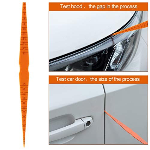 Plastic Car Door Panel Gap Alignment Gauge Measuring Tool, Taper Feeler 4 Pack