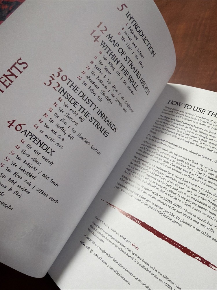 Mork Borg Strang Beorn