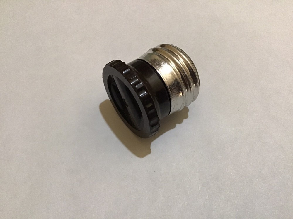 NOS Brown Bakelite Leviton Attachment Plug Vintage