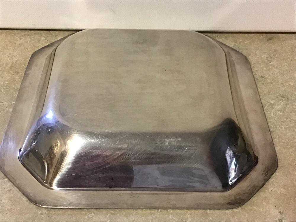 Vintage Sheffield Silver Co Silver Plate Covered Dish Server USA