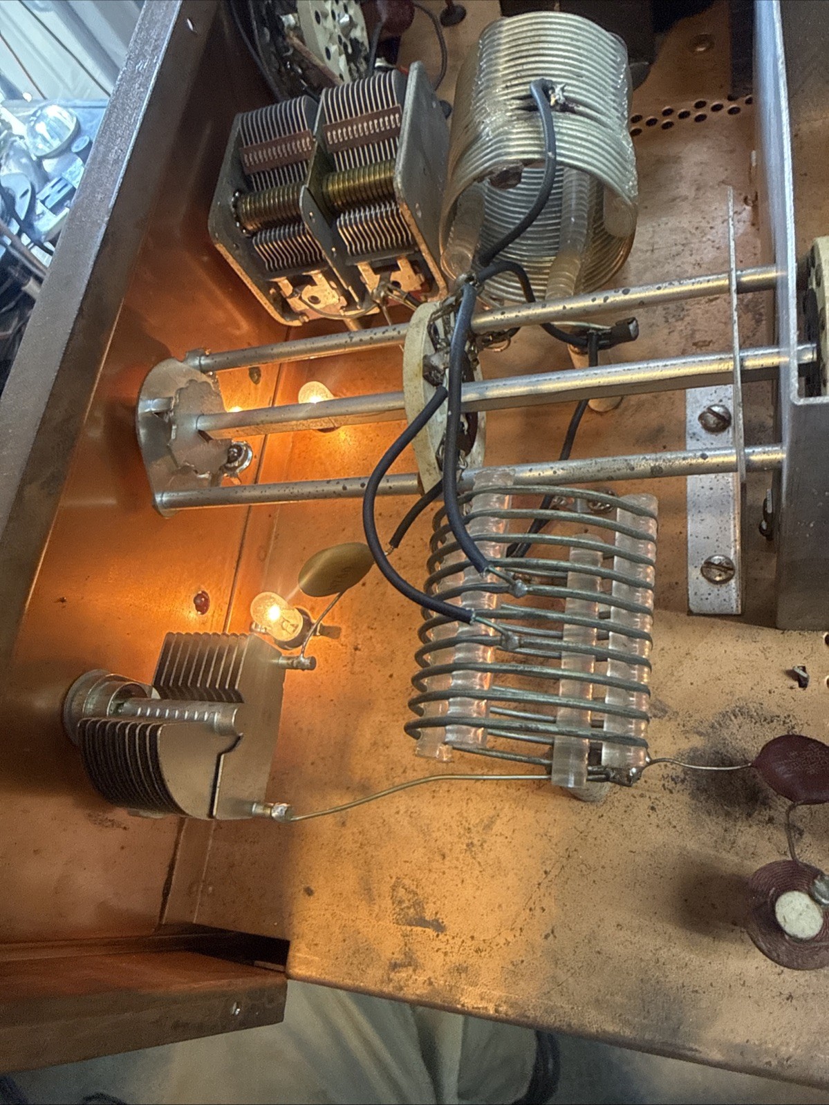 EICO CW AMATEUR TRANSMITTER MODEL 720 Ham Radio Works On 40 Low Output