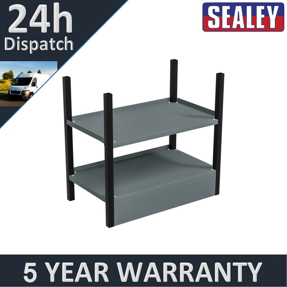 Sealey Modular Storage Base unit 2 Shelves 580mm APMRB1