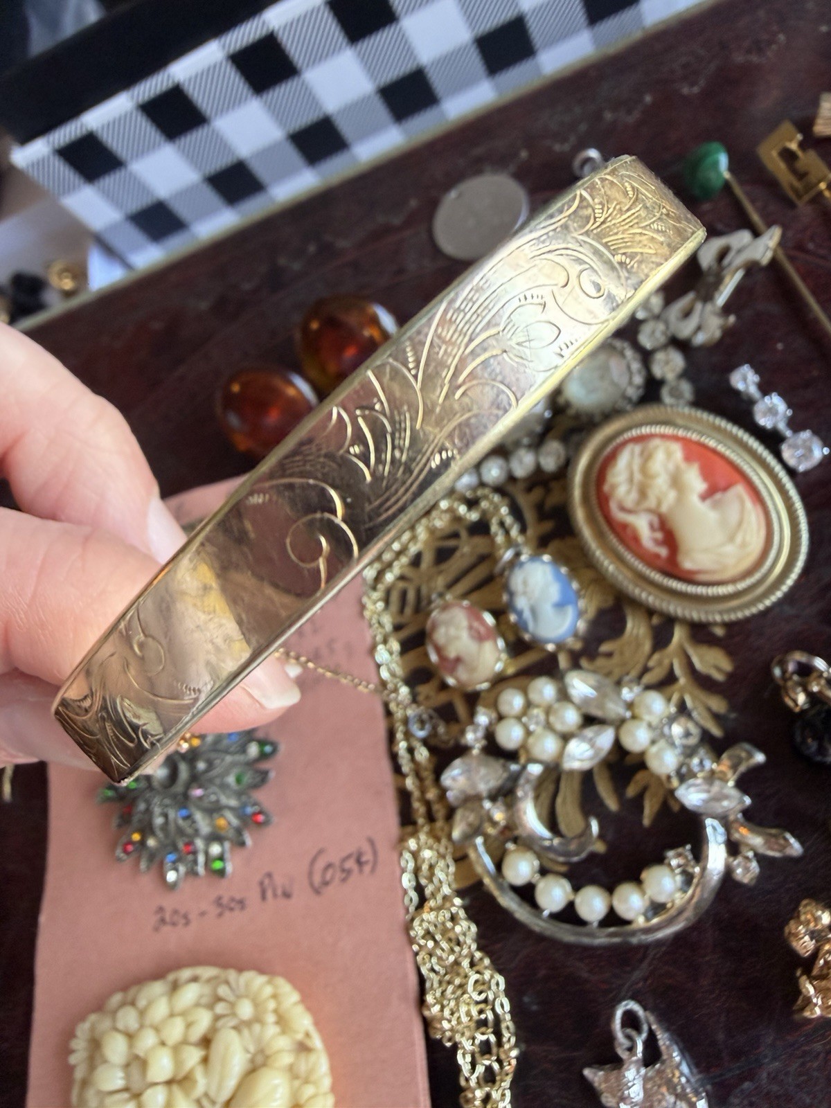 Victorian To Vintage Jewelry Lot Gold Filled And Sterling Some For Repair Craft