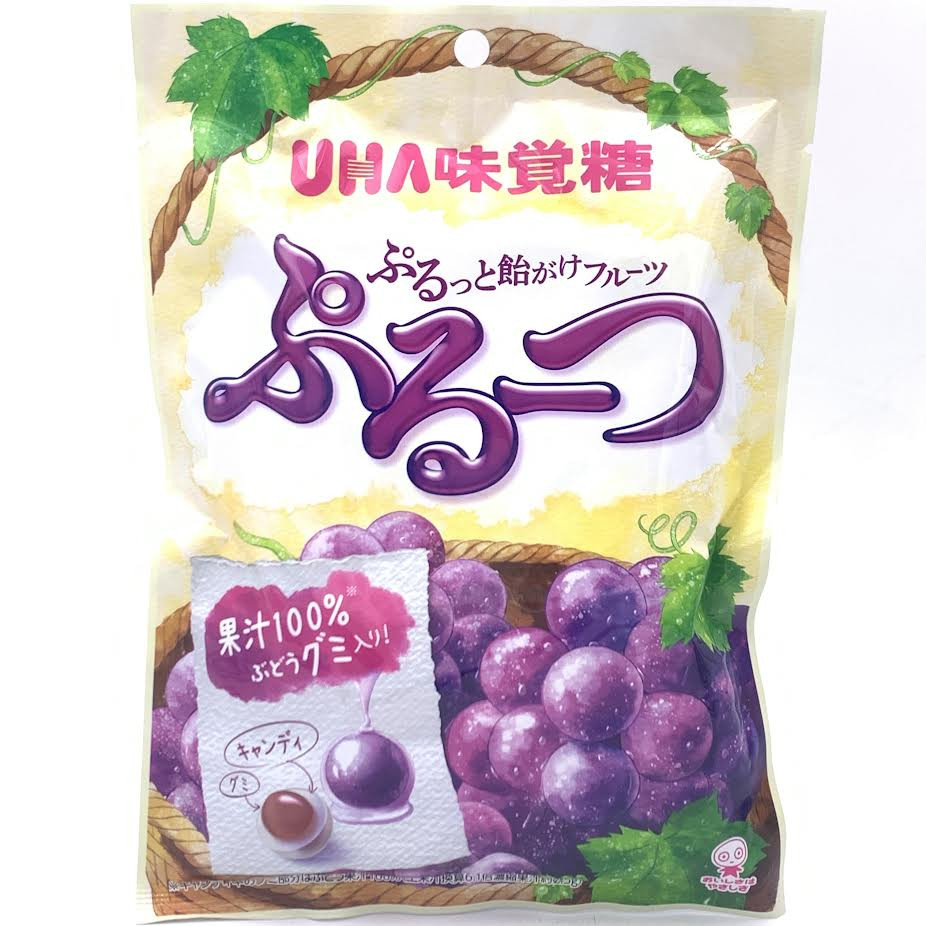 Uha Grape Flavored Candy 80g