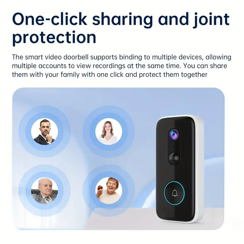 2k HD Smart Video Doorbell – The Ultimate Security Solution for Your Home