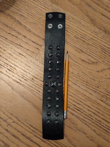 STUDDED ADJUSTABLE WRIST BAND BRAND NEW