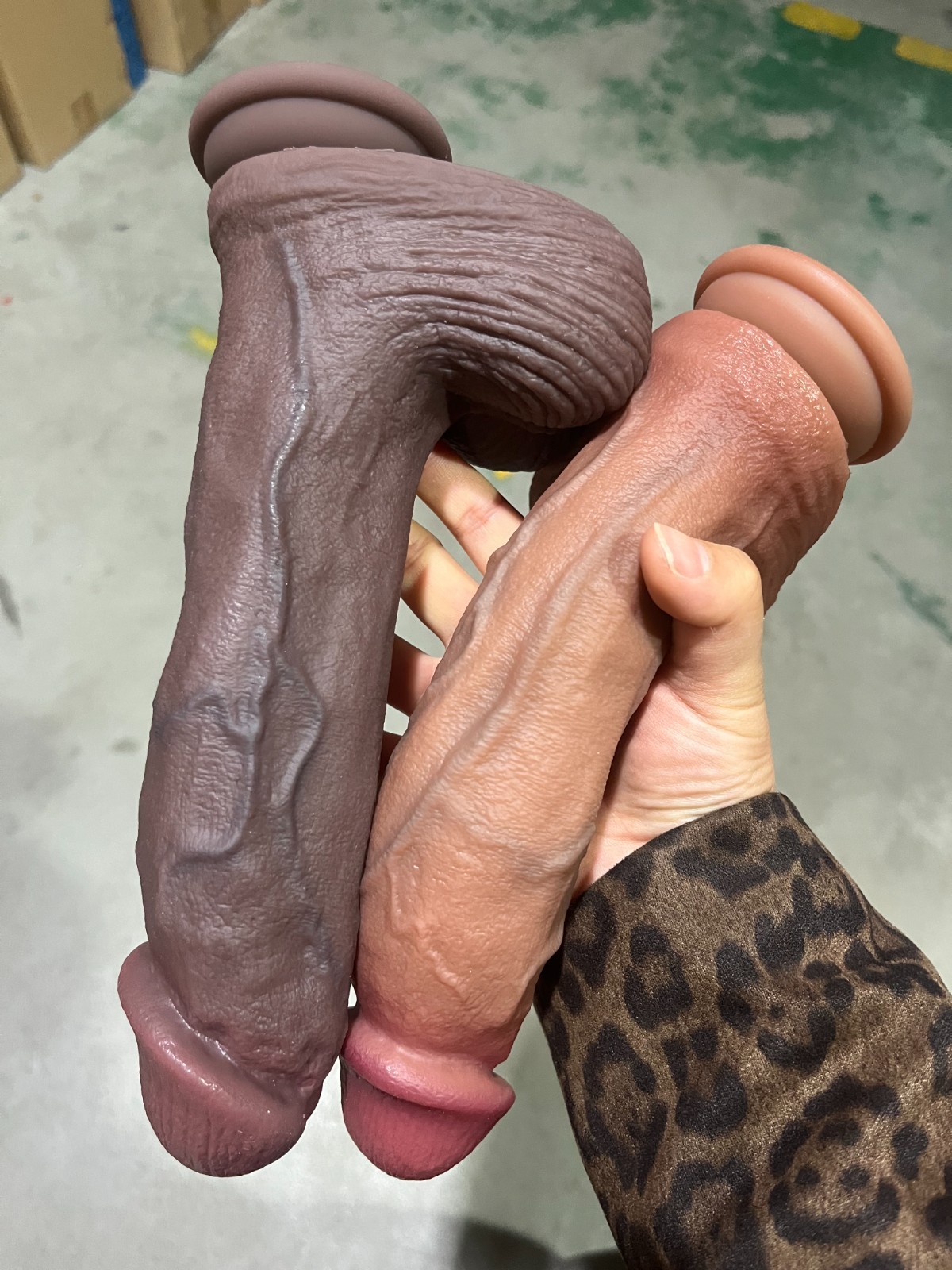 9.6 Inch Thick Big Black Dildo - Realistic BBC Dual Density Silicone Dildo Penis