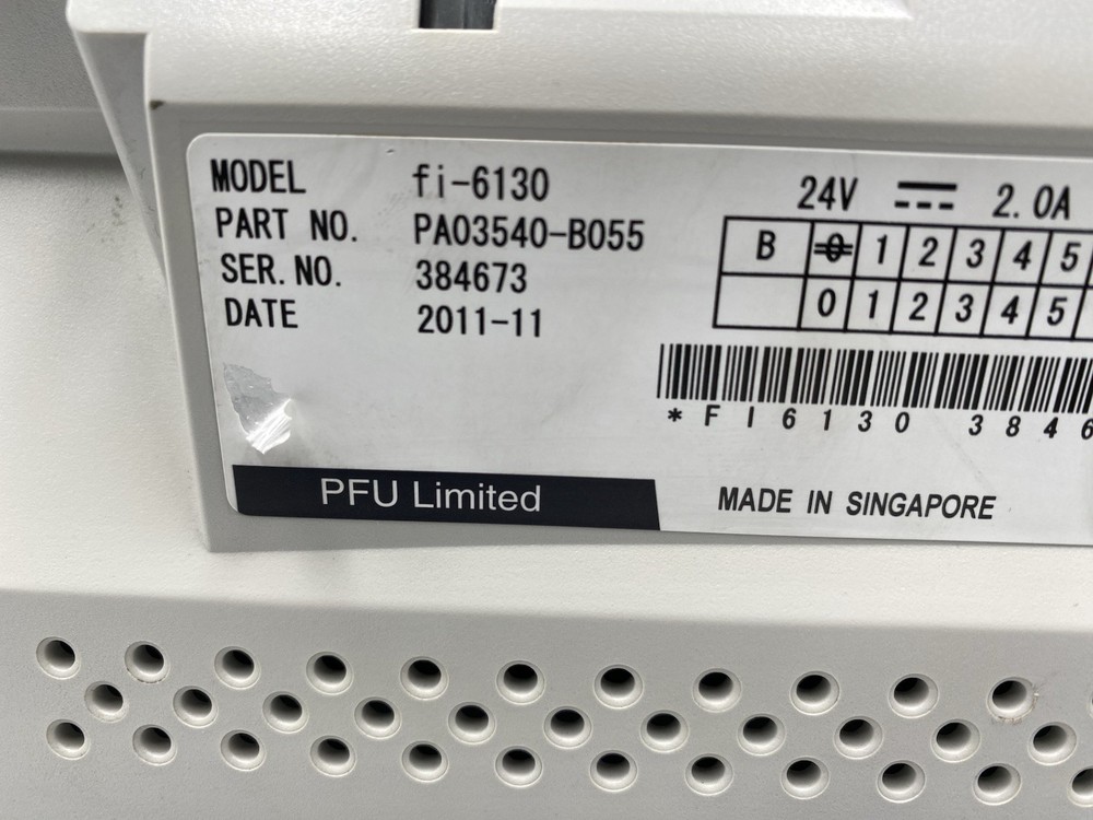 Fujitsu fi-6130Z Scanner High Speed Document Feeder