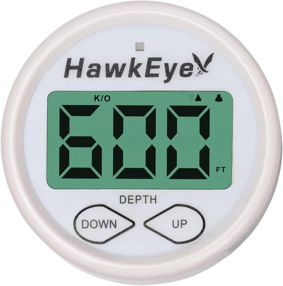 Boat Mount Depth Finder with No Glare LCD Display & Advanced Warning System