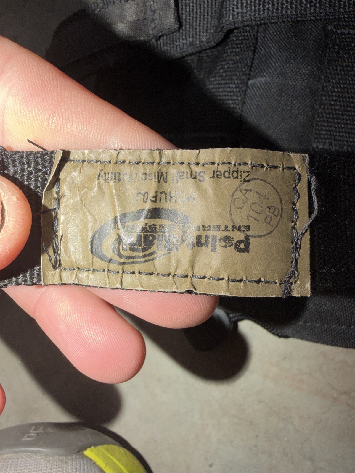 Point Blank Zipper 5.5W×6"H Vertical Utility Pouch Product #PCHUP0J Black MOLLE