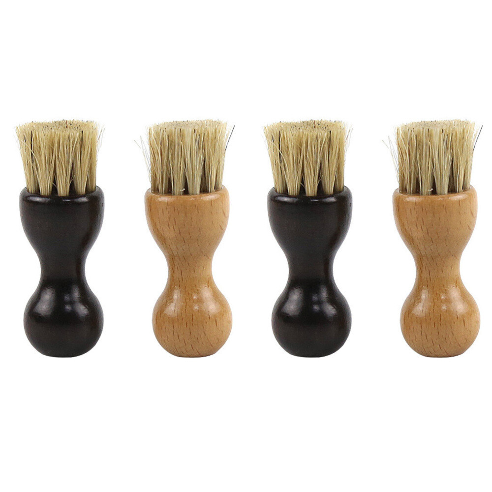 4PCS Practical Shoes Brush Boot Polish Applicator Boot Applicator Brush