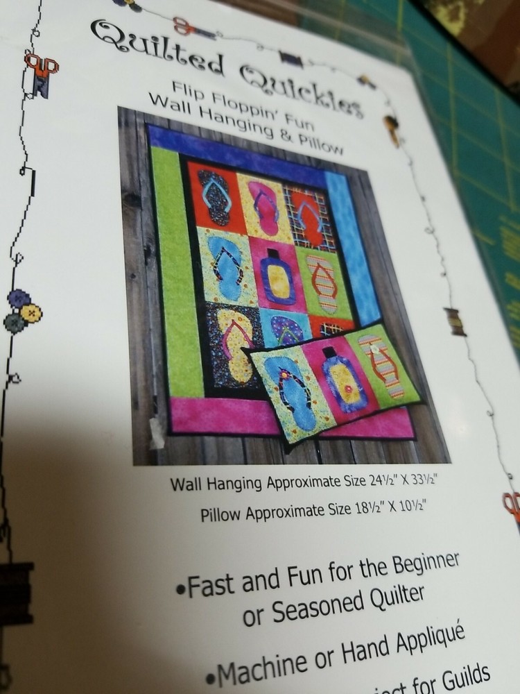Flip Floppin' Fun Wall Hanging & Pillow Pattern QUILTED QUICKIES