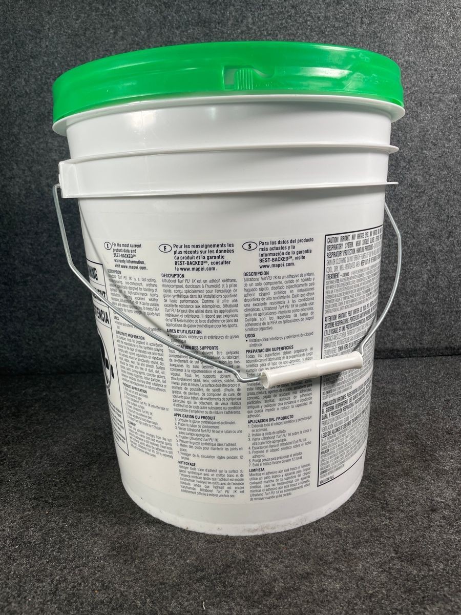 MAPEI Ultrabond Turf PU 1K Synthetic Turf Urethane Adhesive Green 5-GAL*