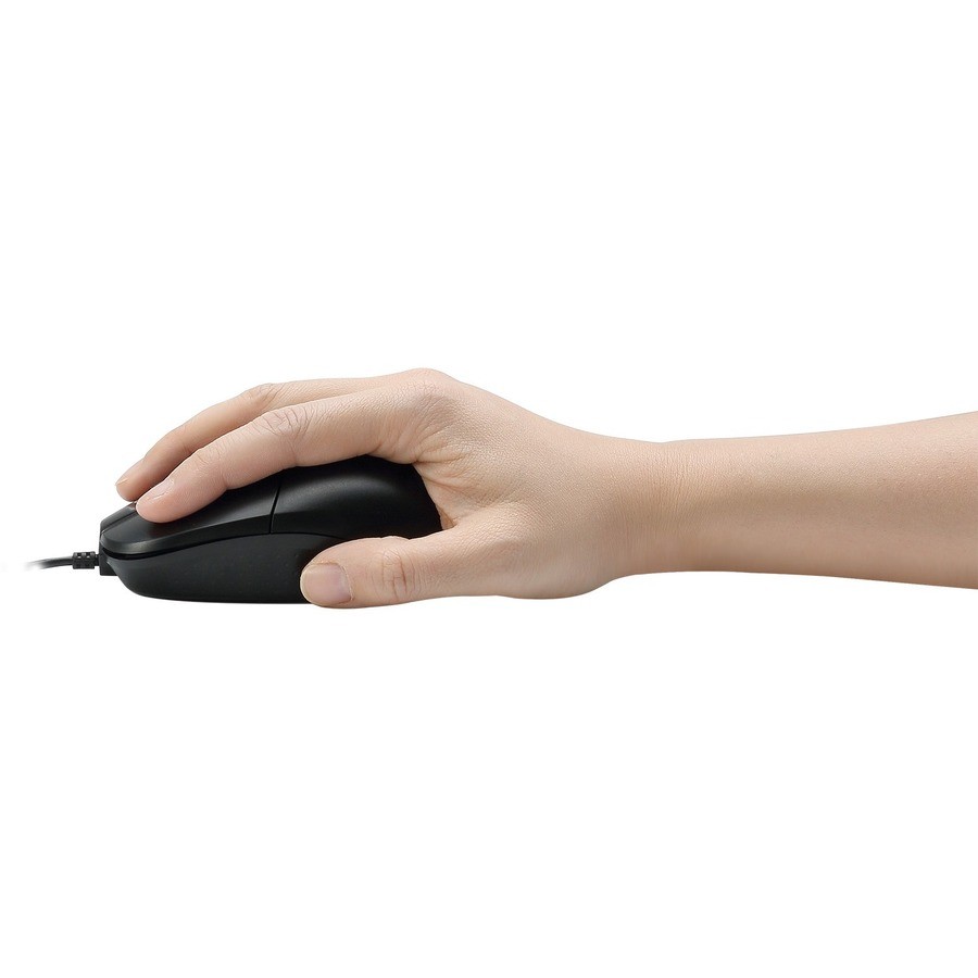 Adesso HC3003PS Optical Wired Mouse Black 3 Buttons 6ft Cable