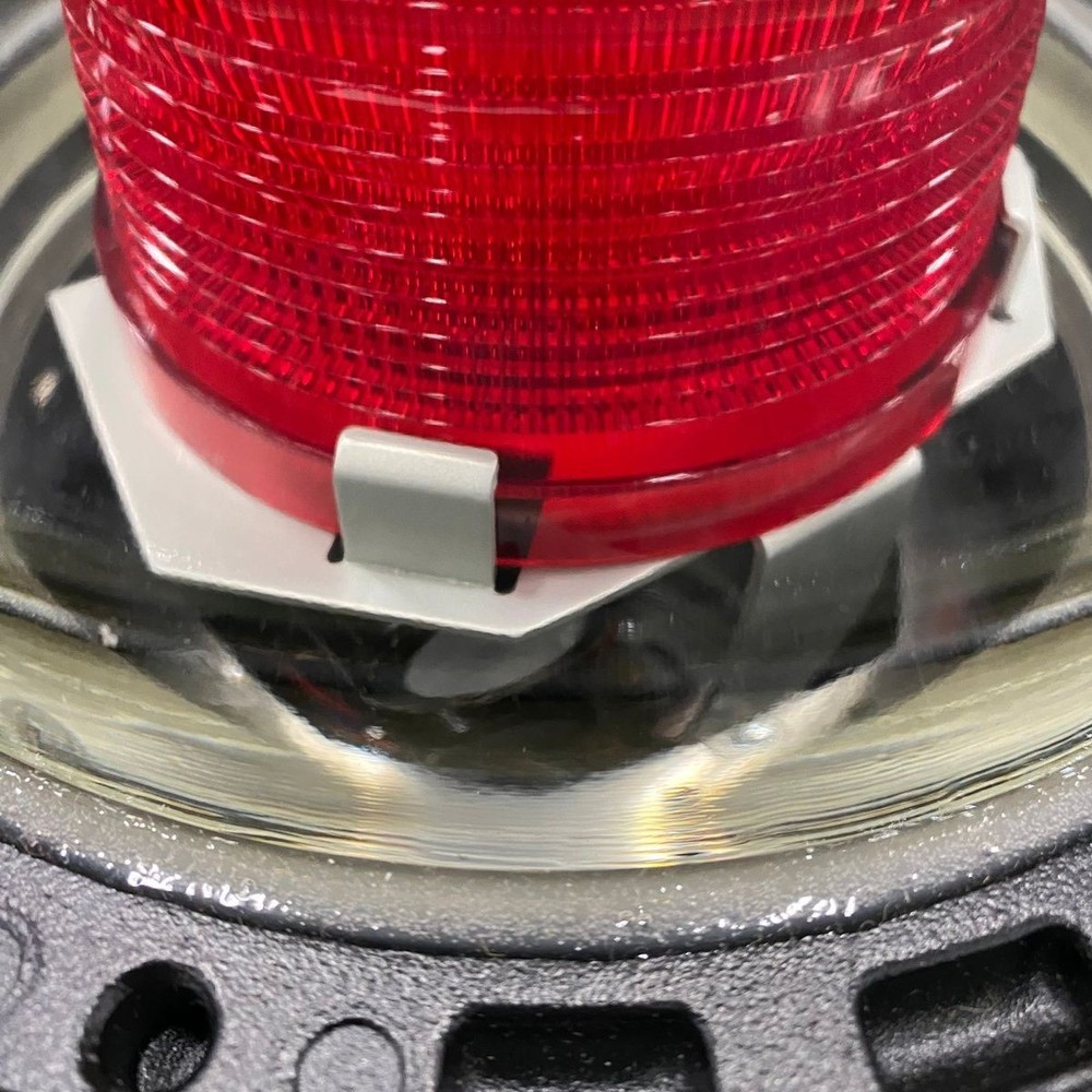 FEDERAL SIGNAL Explosion Proof Strobe Warning Light, Red, 27XST-024R-MOD