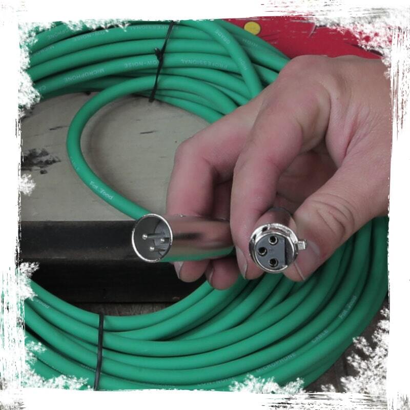 (12 PACK) 50FT XLR Microphone Cables | FAT TOAD Extension Studio Music Recording