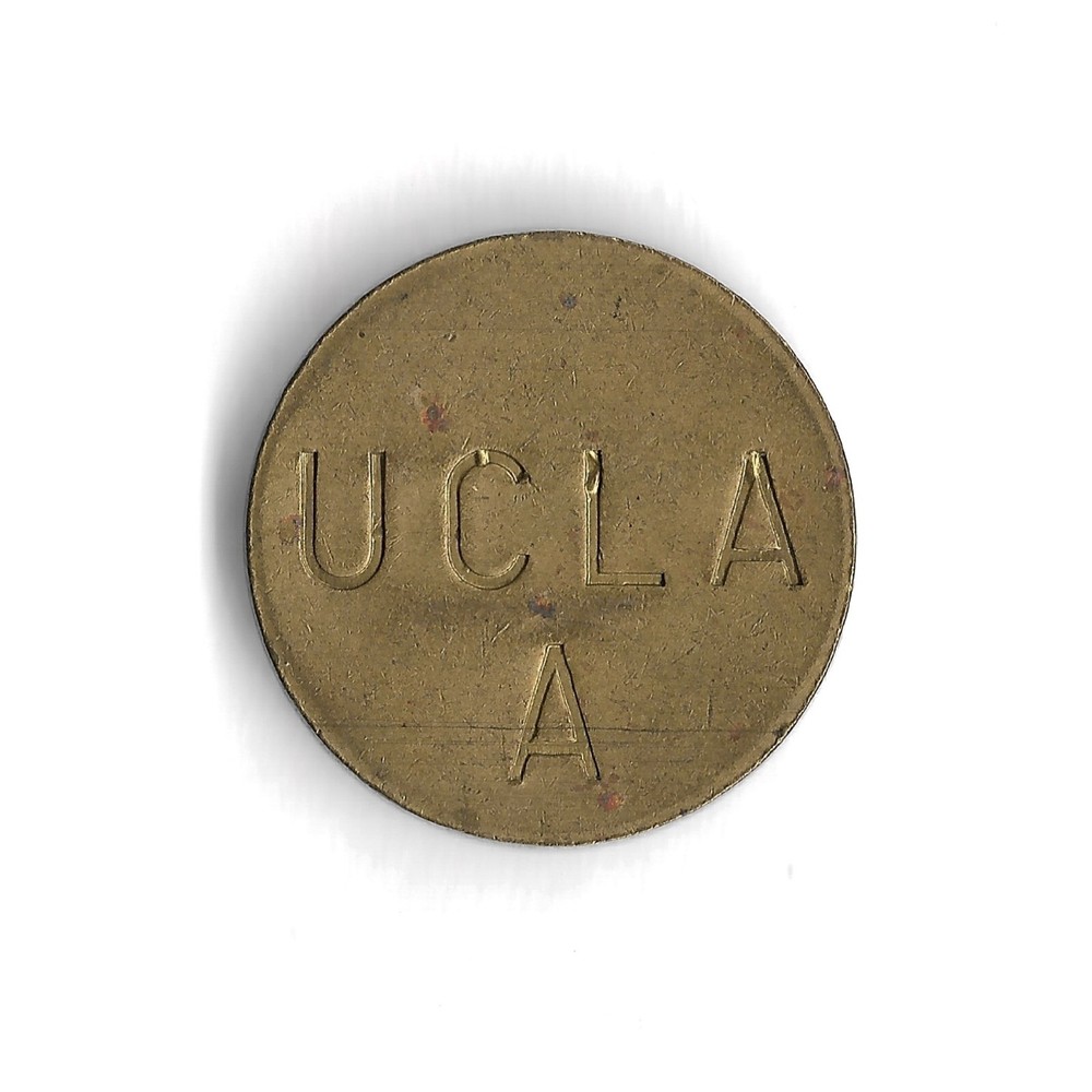 UCLA A Campus Parking Token Straight Letters
