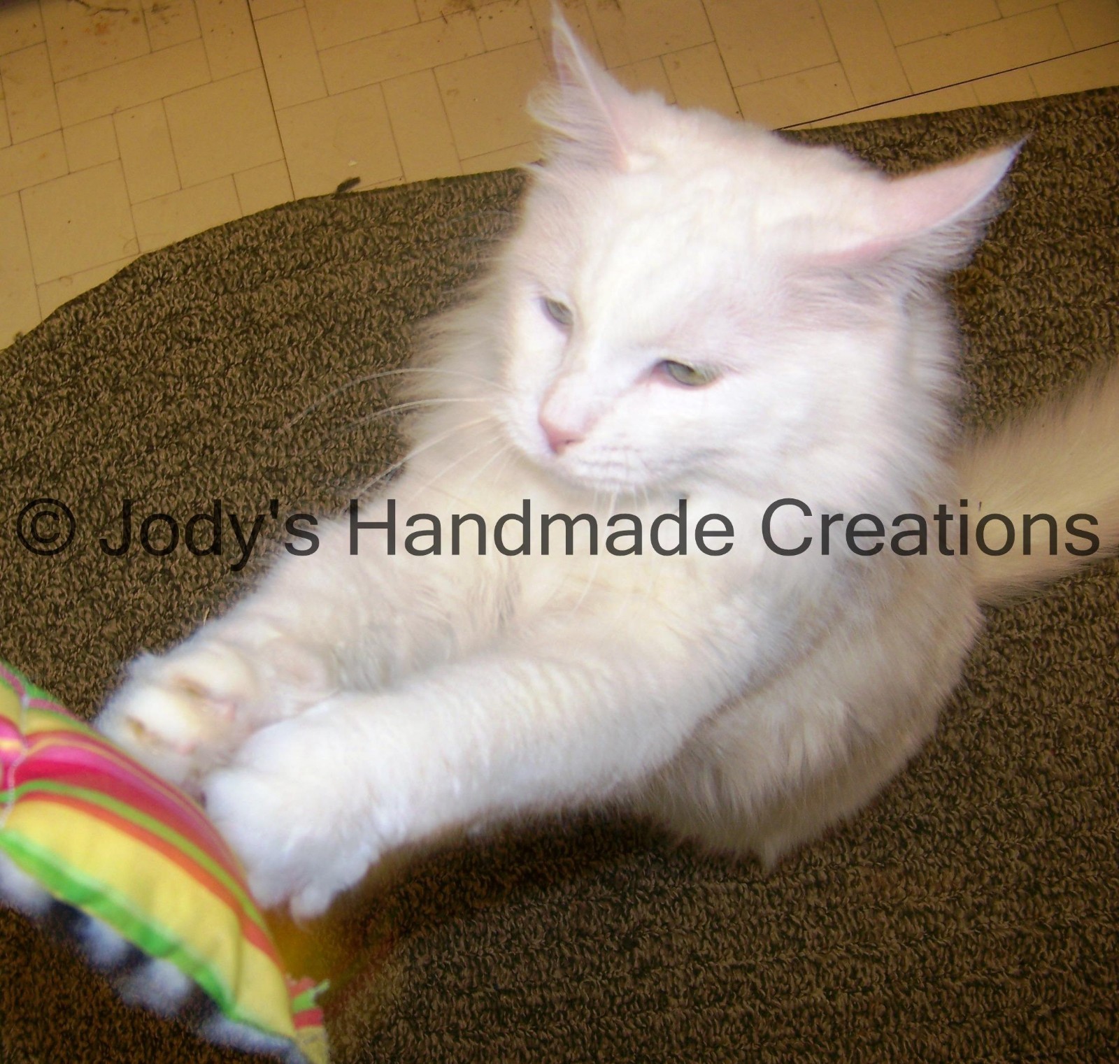 4 Handmade Catnip Pillow Toys ( CATS LOVE THEM!!!!!!!!) Over 1700+ Sets Sold!!!