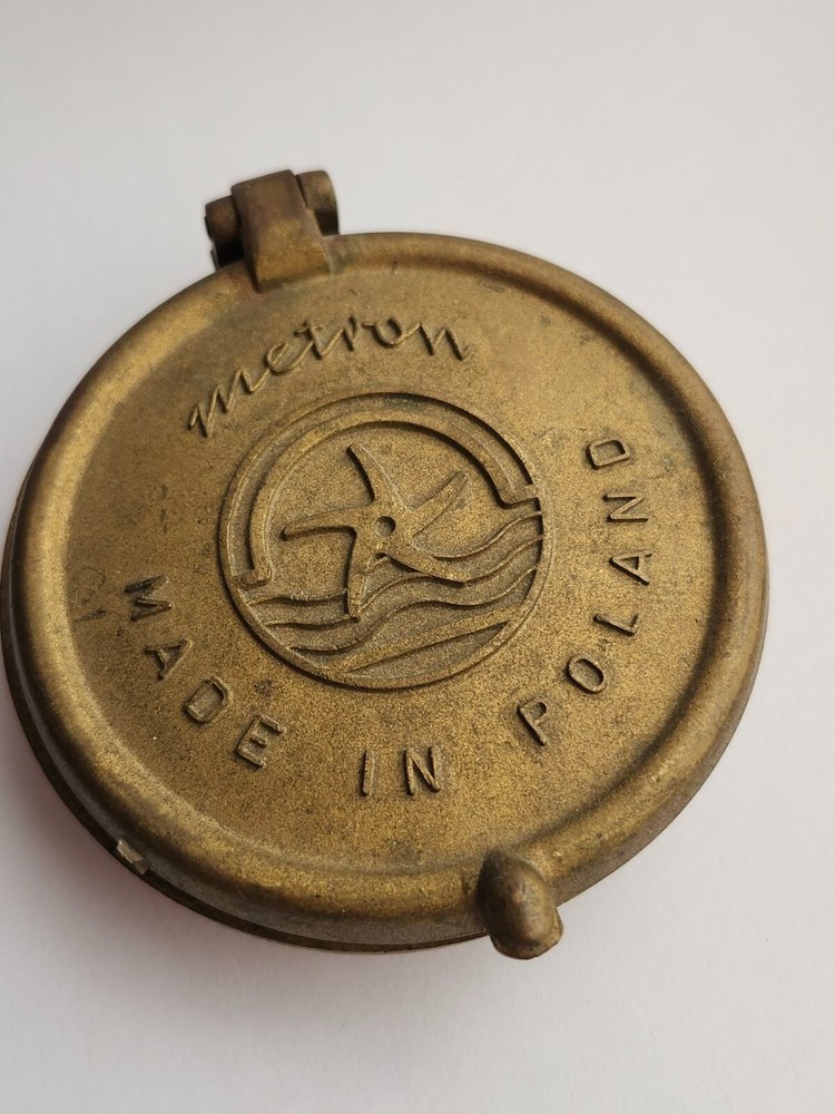 Old ship's compass from 1960. Poland